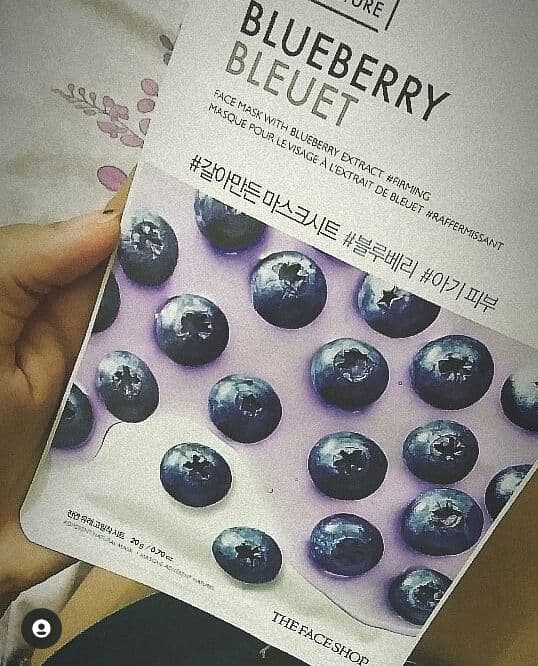 THE FACE SHOP Real Nature Face Mask (Blueberry) review photo by yeppujicare