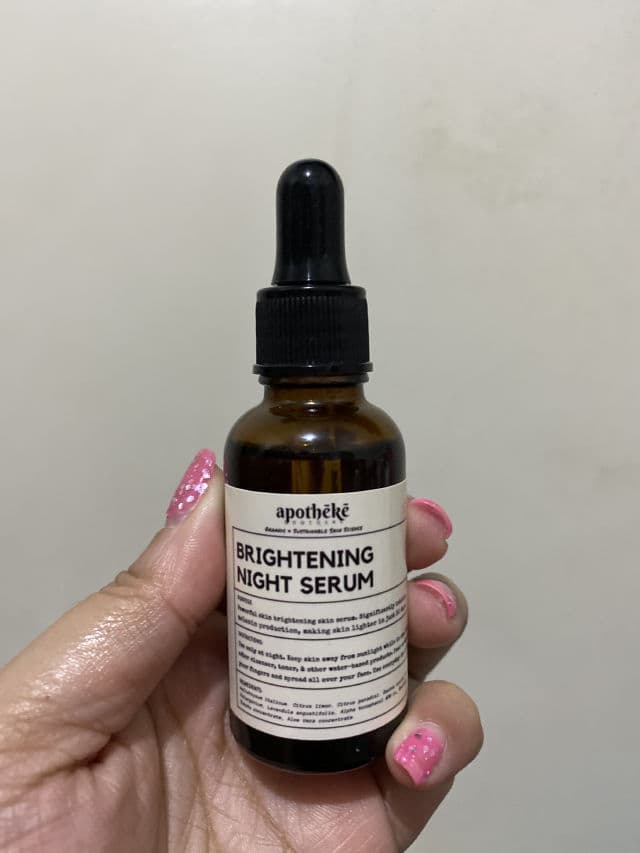 Apotheke Science Brightening Night Serum review photo by Arci2