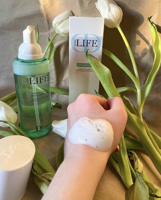 Dior Hydra Life Lotion to Foam Fresh Cleanser review photo by AriaRose