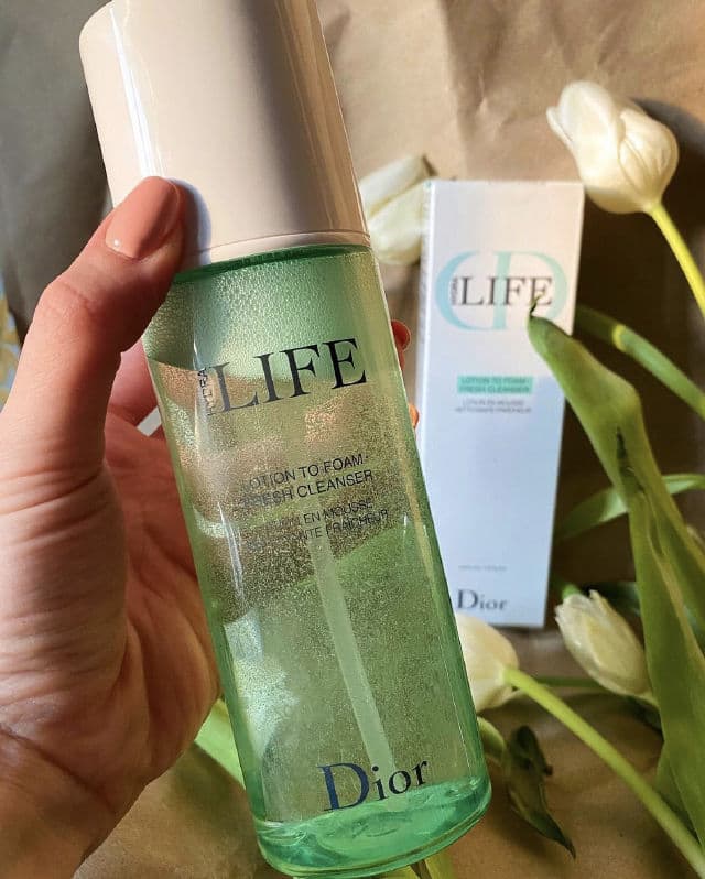 Dior Hydra Life Lotion to Foam Fresh Cleanser review photo by AriaRose