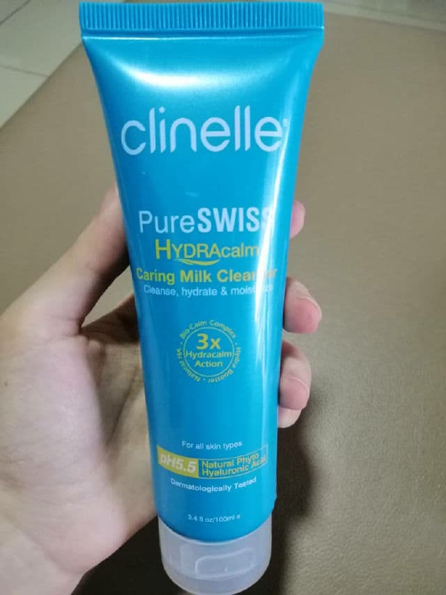 Clinelle PureSwiss Hydracalm Caring Milk Cleanser review photo by Ariesse93
