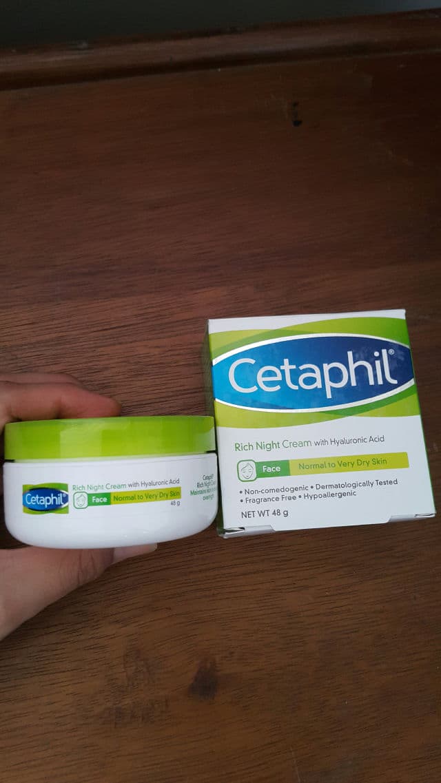 Cetaphil Rich Night Cream with Hyaluronic Acid review photo by AshDream104