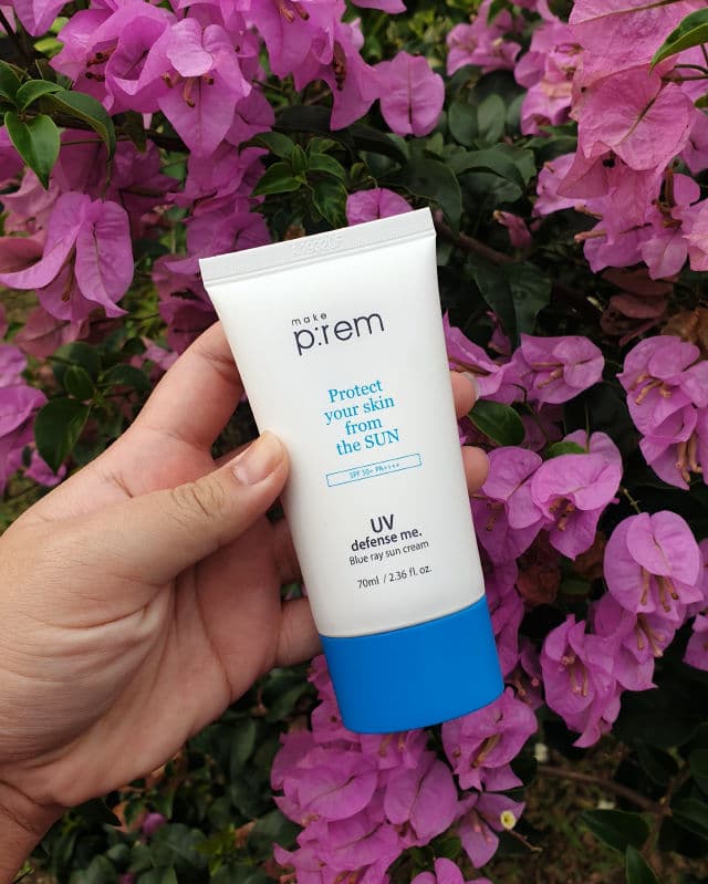make p:rem UV Defense Me. Blue Ray Sun Cream SPF50+ PA++++ review photo by Ashleysmq