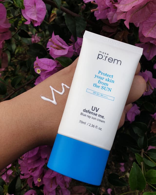 make p:rem UV Defense Me. Blue Ray Sun Cream SPF50+ PA++++ review photo by Ashleysmq