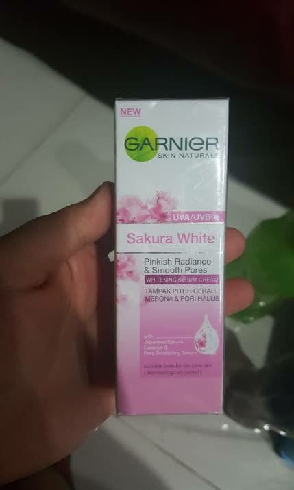 Garnier Sakura White Serum Cream review photo by Atasya99