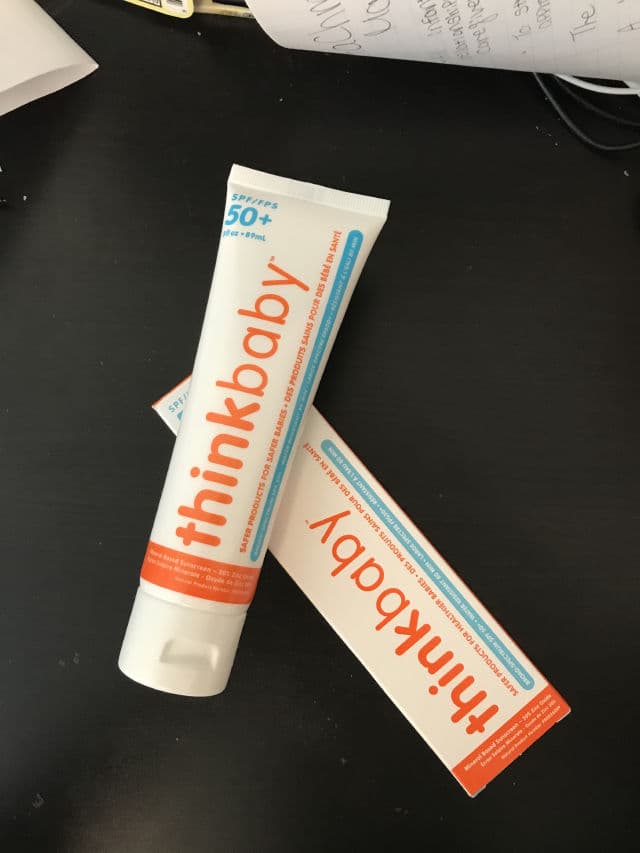 Thinkbaby Safe Sunscreen SPF 50+ review photo by skincarex18