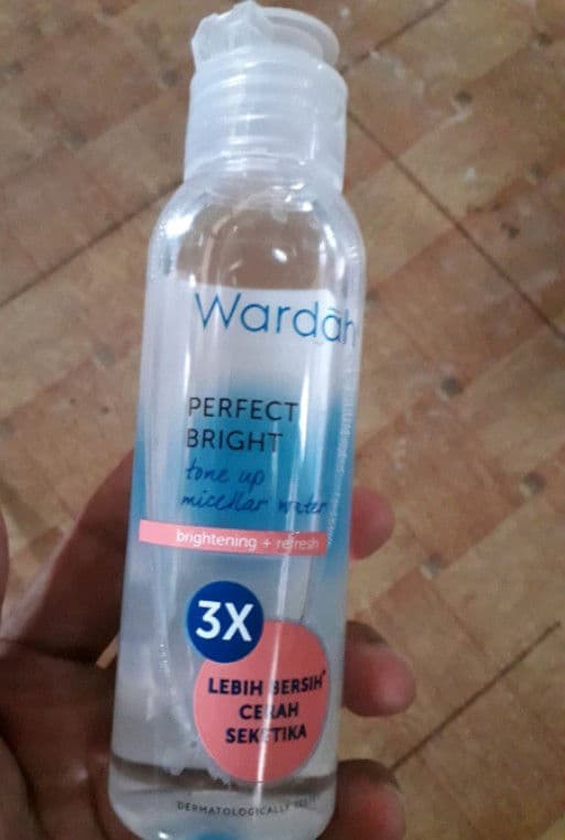 Wardah Perfect Bright Tone Up Micellar Water review photo by pparuhwaktu