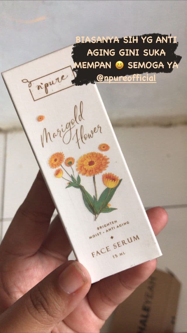 N'Pure Marigold Face Serum review photo by Azurine