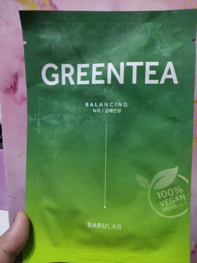 Barulab The Clean Vegan Green Tea Mask review photo by Azon
