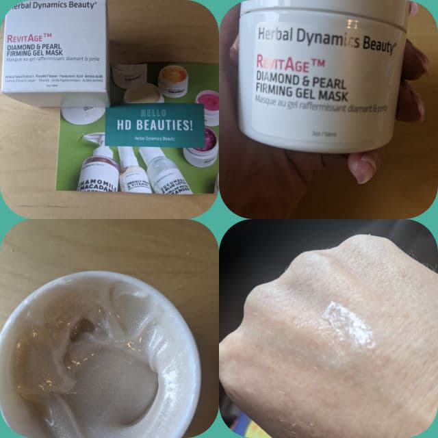 Herbal Dynamics Beauty RevitAge® Diamond & Pearl Firming Gel Mask review photo by Azureblu