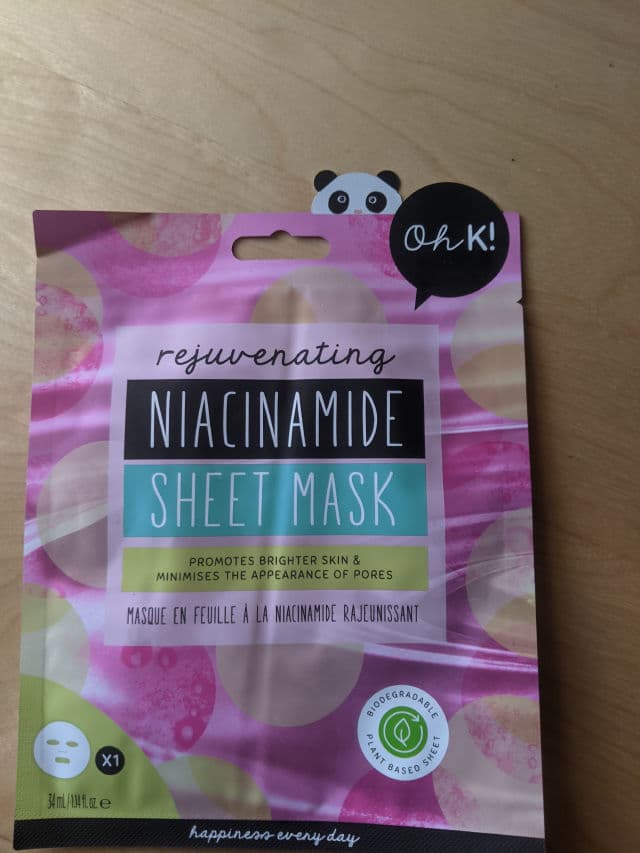 Oh K! Rejuvenating Niacinamide Sheet Mask review photo by Azureblu
