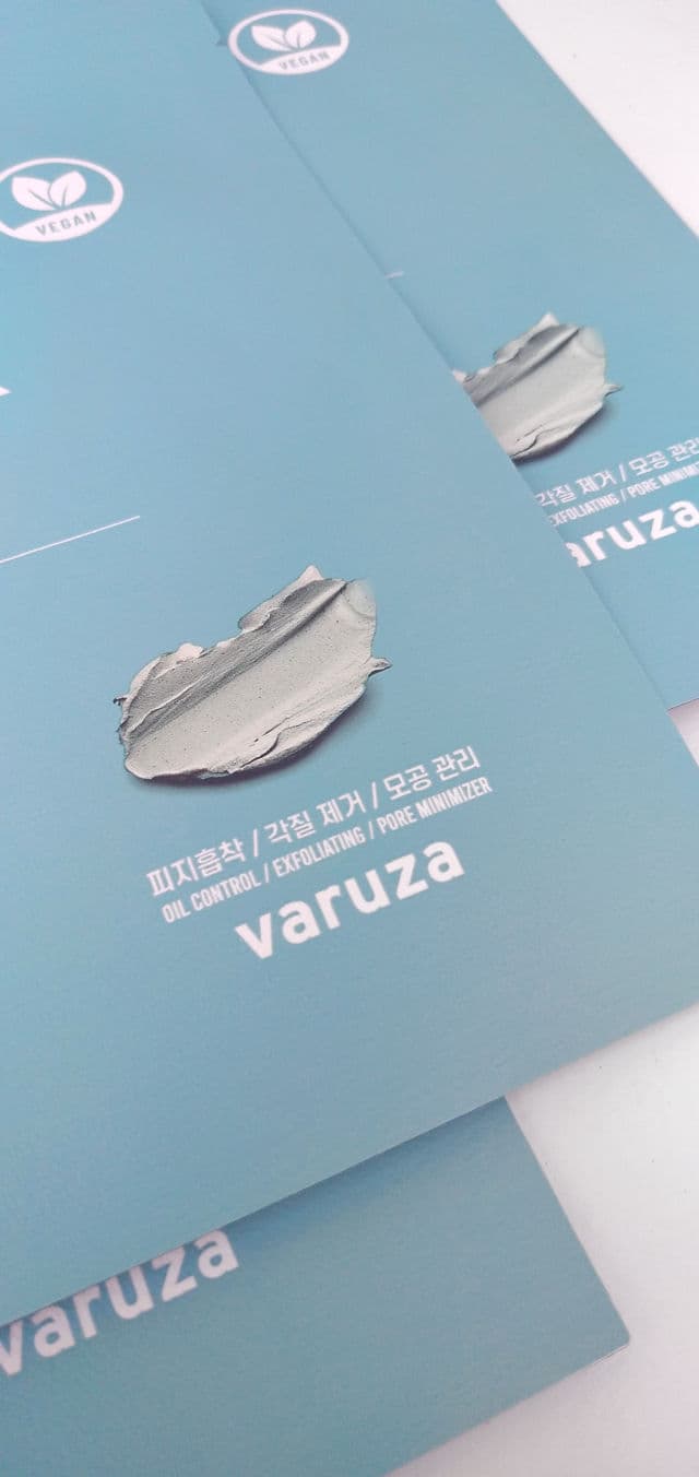 Varuza Purifying No-Sebum Sheet Mask with Green Mud review photo by Barbitips