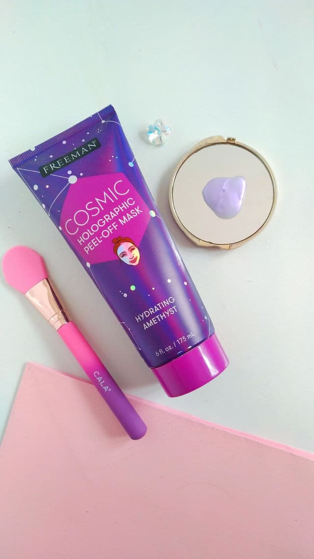 Freeman Cosmic Holographic Peel-Off Mask Hydrating Amethyst review photo by Barbitips