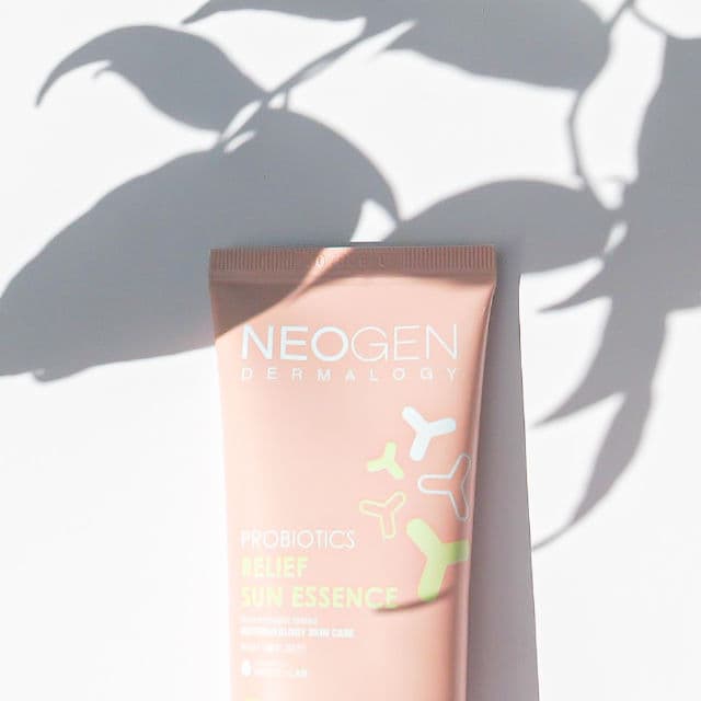 NEOGEN Probiotics Relief Sun Essence SPF 50 PA++++ review photo by BeautyProclaims