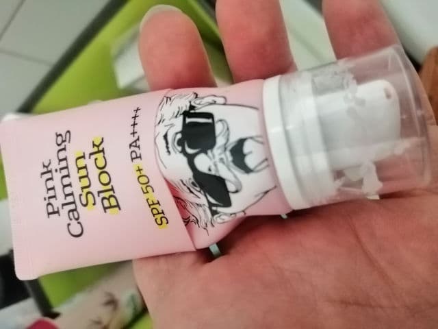 Village 11 Factory Pink Calming Tone Up Sunblock SPF 50+ PA++++. review photo by Beautyskincareblog