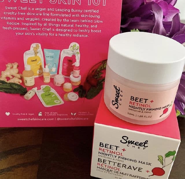 Sweet Chef Beet + Retinol Nightly Firming Mask review photo by AditiAgarwal