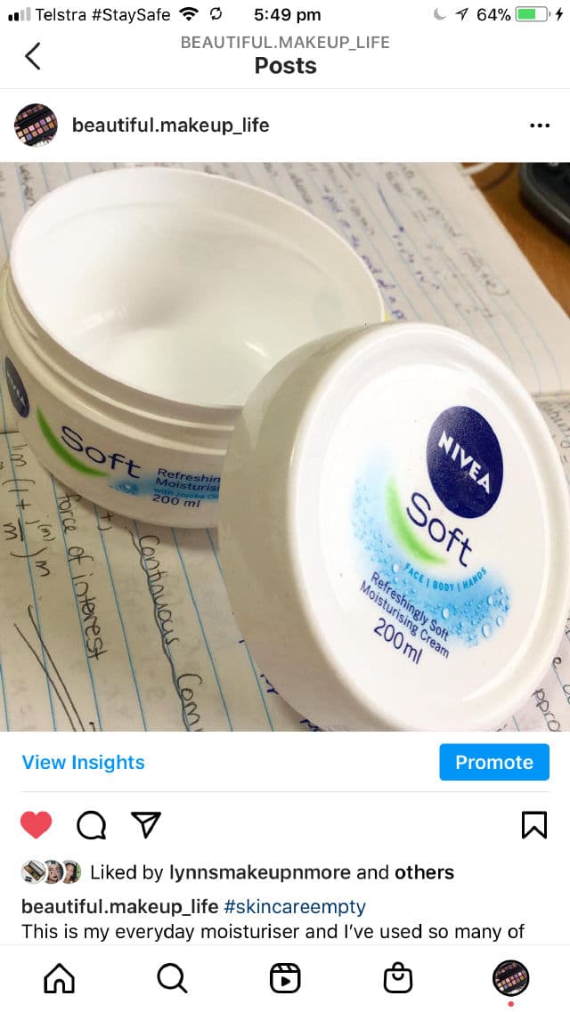 Nivea Soft Moisturizing Creme review photo by Bemakeuplife