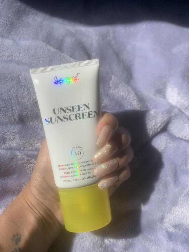 Unseen Sunscreen SPF 40 product review