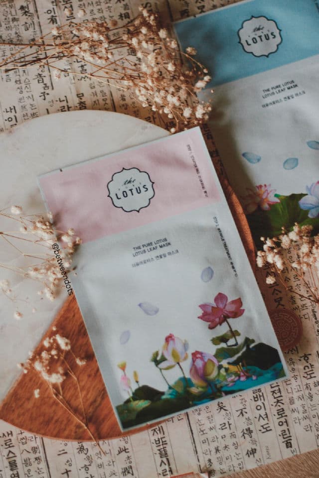 The Pure Lotus Lotus Leaf Wrinkle Treatment Mask review photo by Betweendots