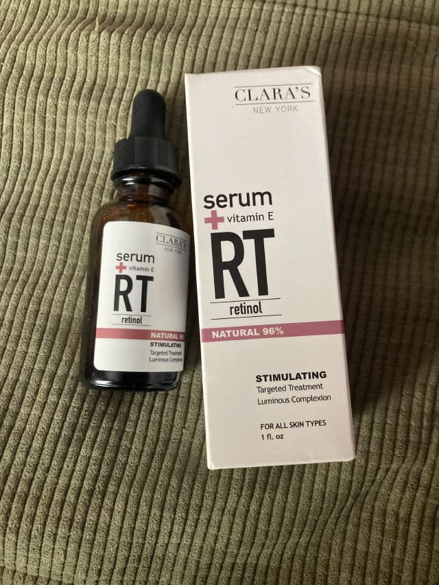 Clara's New York Vitamin E + RT Retinol Stimulating Facial Serum review photo by Betzabel