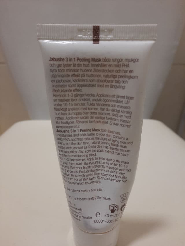 Jabushe 3 in 1 Peeling Mask review photo by Biankapanka