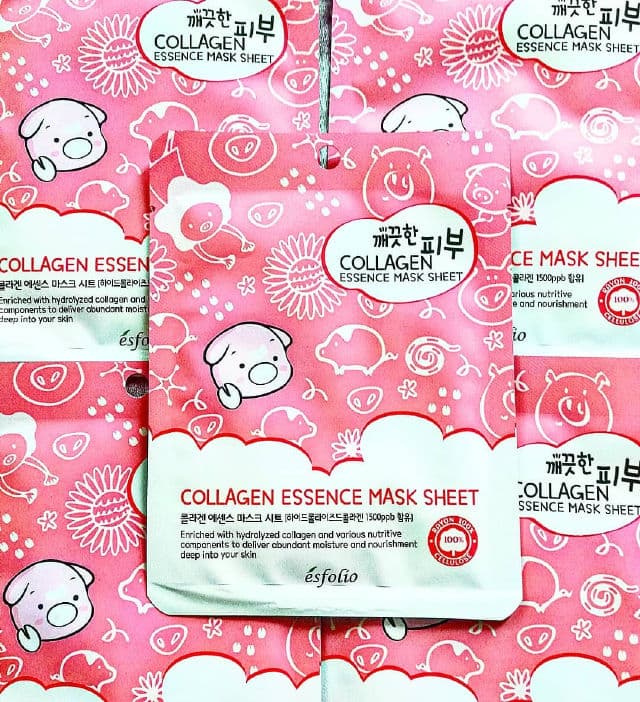 ESFOLIO Pure Skin Collagen Essence Mask Sheet review photo by Bluefrog1