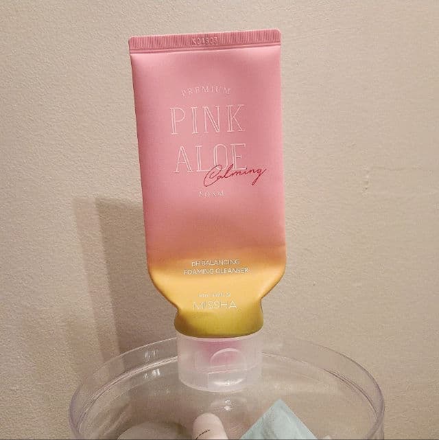 MISSHA Premium Pink Aloe pH Balancing Foaming Cleanser review photo by BonnieJean