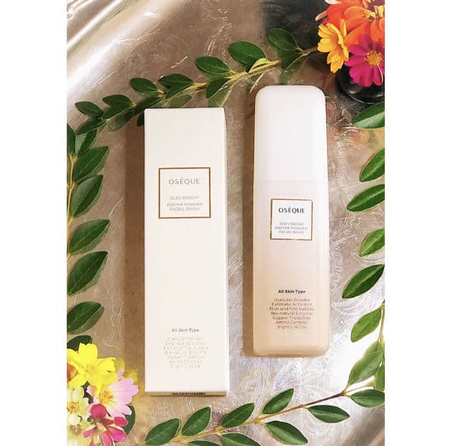Oseque Silky Bright Enzyme Powder Facial Wash review photo by BotanicGoddess
