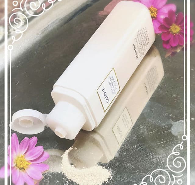 Oseque Silky Bright Enzyme Powder Facial Wash review photo by BotanicGoddess