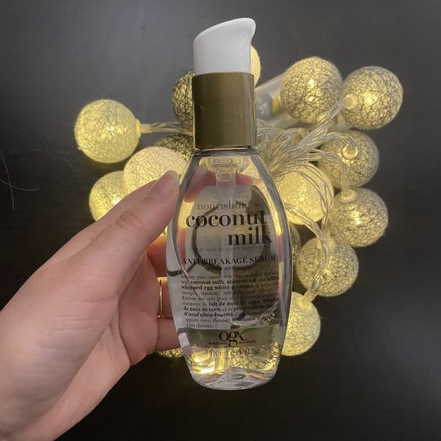 OGX Weightless Hydration Coconut Water Hydration Oil review photo by BrownGirlBeautyEdit