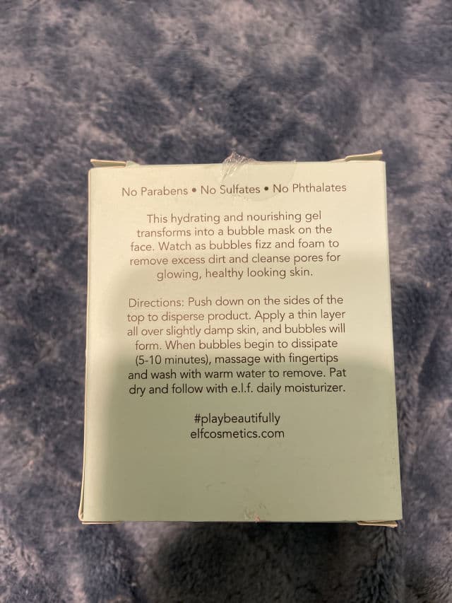 e.l.f. Cosmetics Hydrating Bubble Mask review photo by pasteltulips