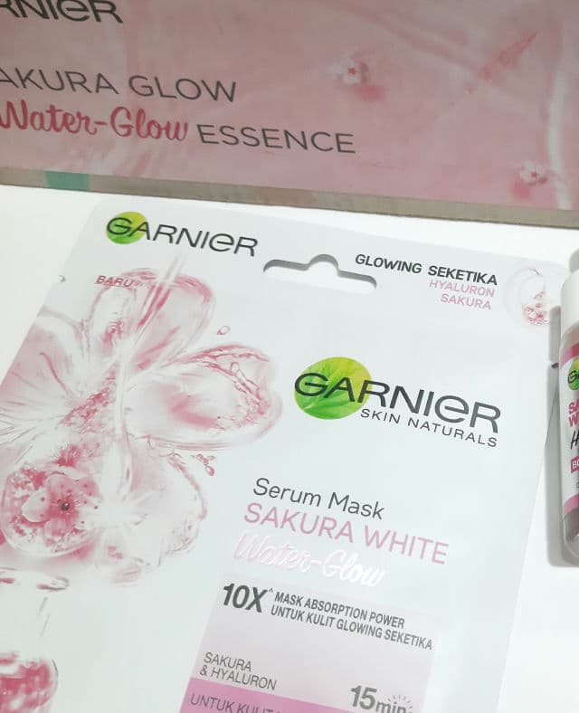 Garnier Serum Mask Sakura White Water Glow review photo by Bypitek