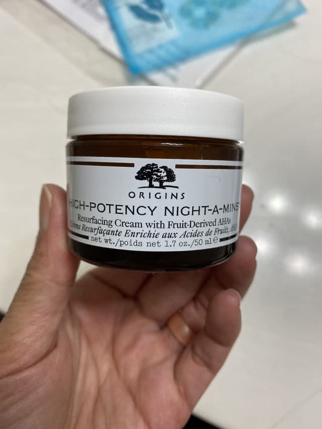 Origins High-Potency Night-A-Mins Oil-Free Resurfacing Cream with Fruit-Derived AHAs review photo by CKeruma