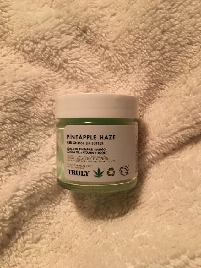 Truly Pineapple Haze CBD Glossy Lip Butter review photo by CW136