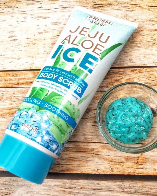 Fresh Skinlab Jeju Aloe Ice Body Scrub review photo by Camelliaskinensis