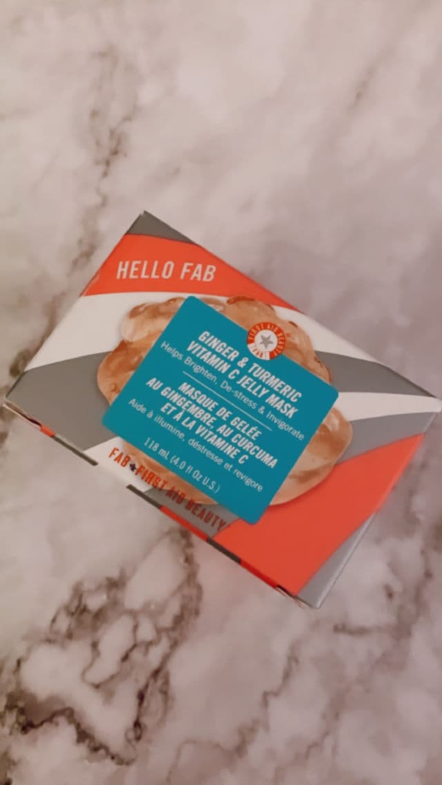 First Aid Beauty Ginger & Turmeric Vitamin C Jelly Mask review photo by CassidyKay