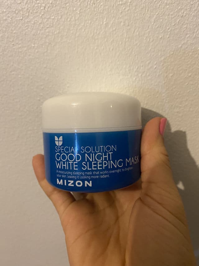 Mizon Good Night White Sleeping Mask review photo by Cecileetobelix