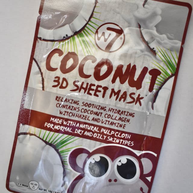 W7 Coconut 3D Sheet Face Mask review photo by CeliaLoiz
