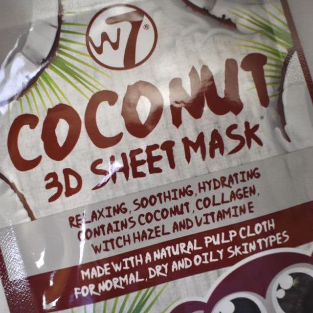 W7 Coconut 3D Sheet Face Mask review photo by CeliaLoiz