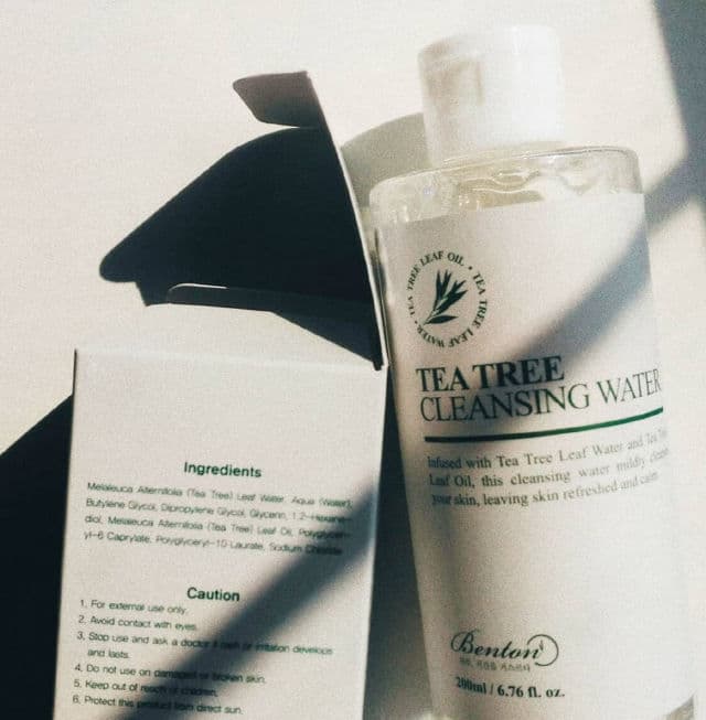 BENTON Tea Tree Cleansing Water review photo by CharmSays