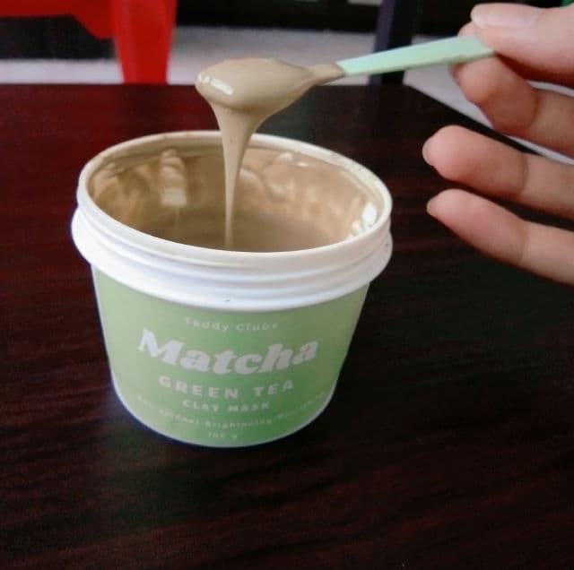 Teddy Clubs Matcha Green Tea Wash Off Clay Mask review photo by Itsnatalie