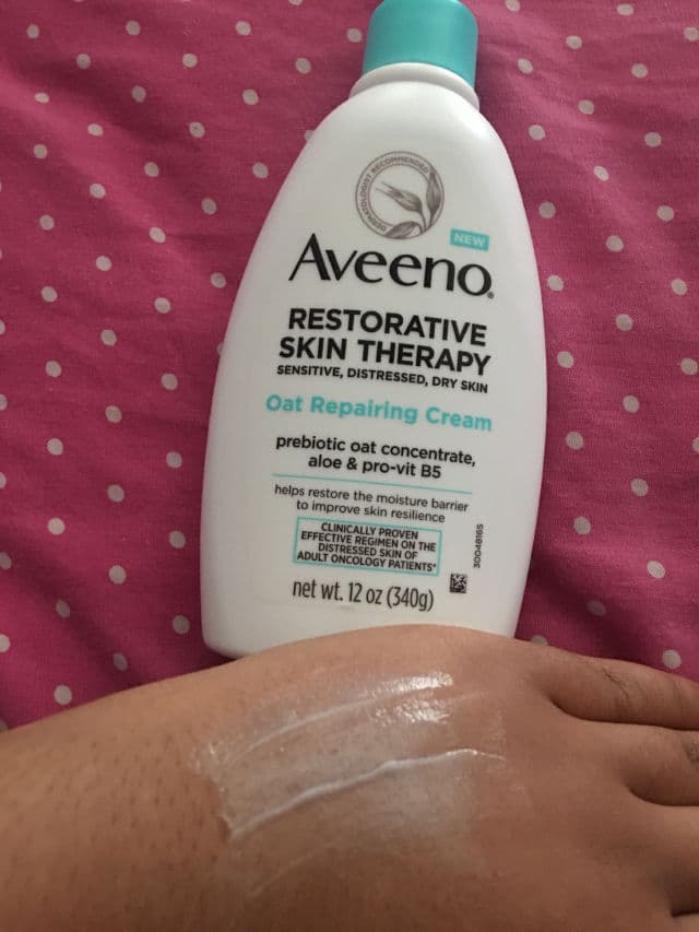 Aveeno Restorative Skin Therapy Oat Body Cream review photo by Talkswithchi
