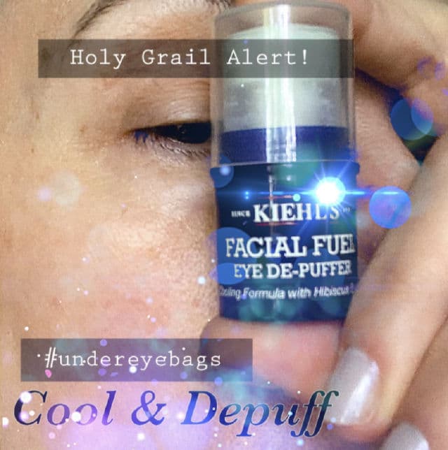 Kiehl's Facial Fuel Eye De-Puffer review photo by Chris