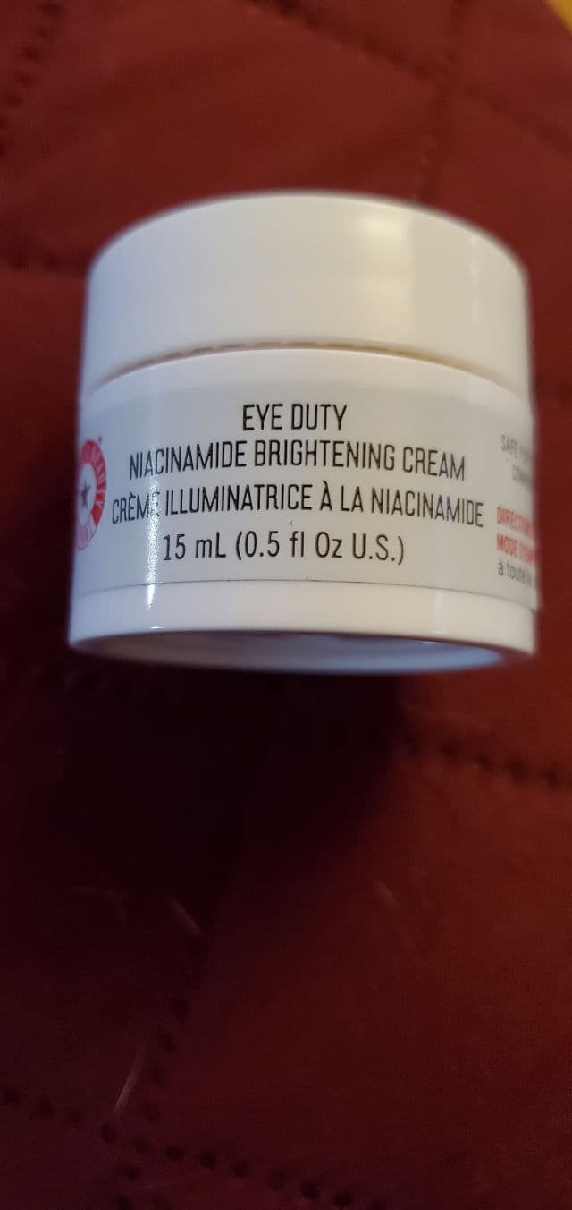 First Aid Beauty Eye Duty Niacinamide Brightening Eye Cream review photo by ChrisB