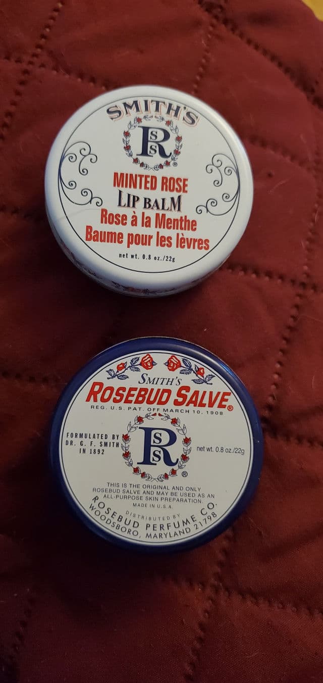 Rosebud Perfume Co. Smith's Minted Rose Lip Balm Tin review photo by ChrisB