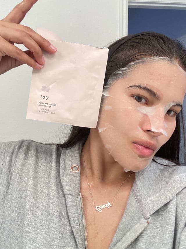 107 Squalane Cuddle Sheet Mask review photo by CindyCuidaTuPiel