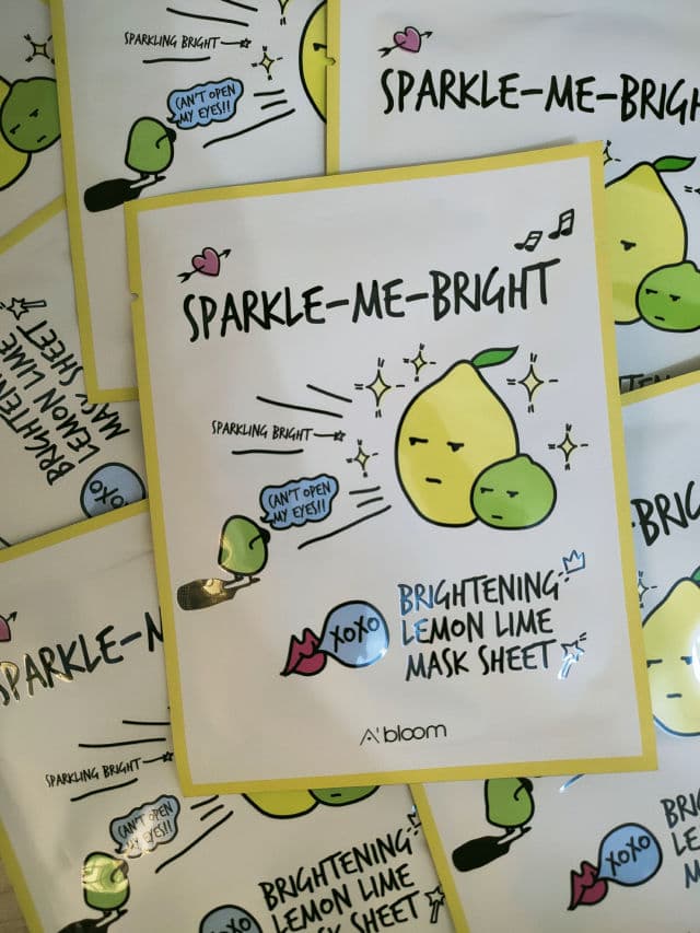 A'bloom Sparkle-Me-Bright Brightening Lemon Lime Mask review photo by skincarekid