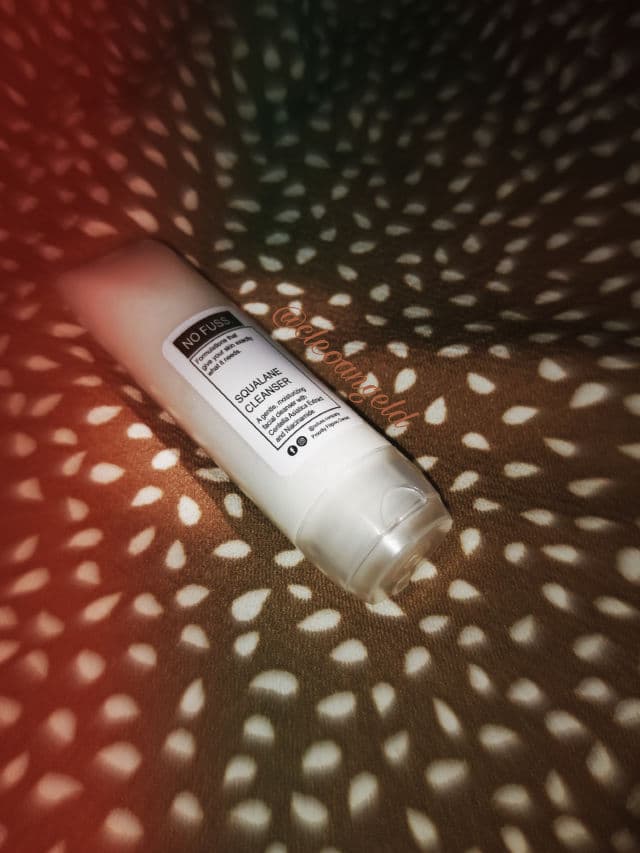 NO FUSS. Squalane Face Wash review photo by Cleoangel