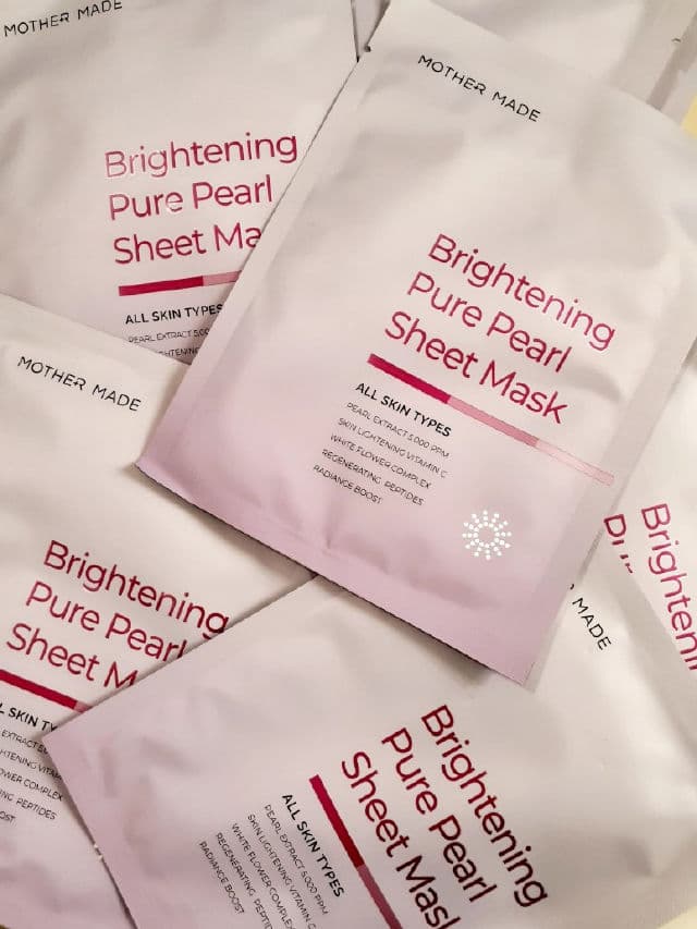 Mother Made Brightening Pure Pearl Face Sheet Mask review photo by Codermary 