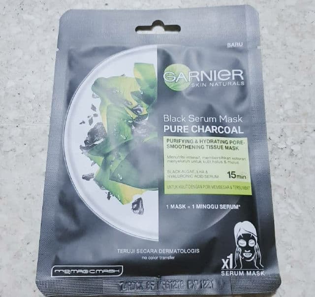 Garnier SkinActive Super Purifying Charcoal Facial Mask review photo by Cravingforglowskin